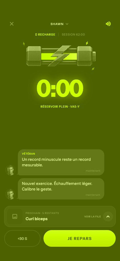 Écran de recharge BrutalBoost